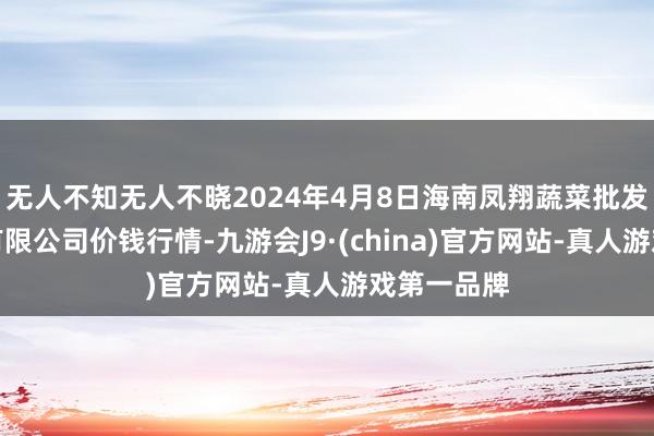 无人不知无人不晓2024年4月8日海南凤翔蔬菜批发商场惩办有限公司价钱行情-九游会J9·(china)官方网站-真人游戏第一品牌