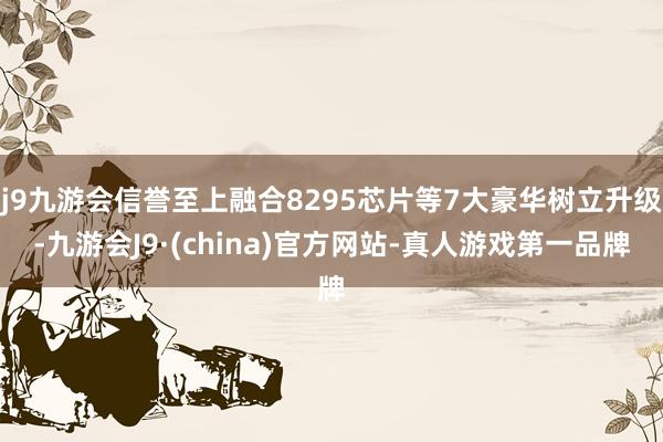 j9九游会信誉至上融合8295芯片等7大豪华树立升级-九游会J9·(china)官方网站-真人游戏第一品牌